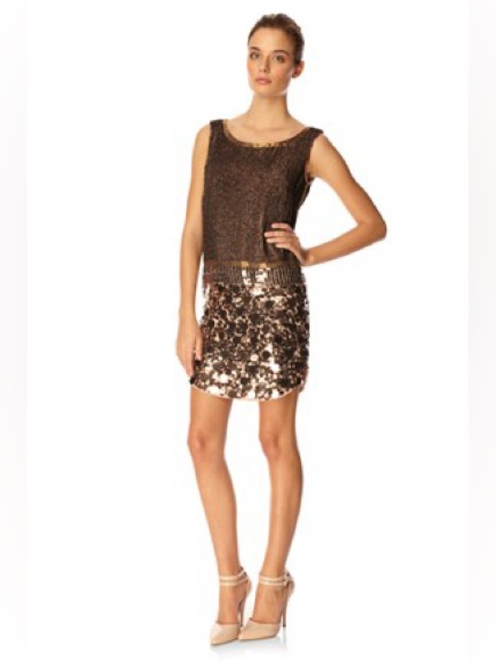 NWT FRENCH CONNECTION Sparkle Hour Dress
Size 4